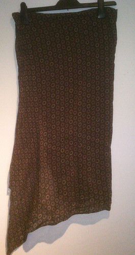 Braunes tuch mit beigen - tuch,