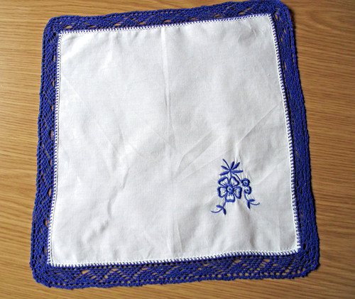 Tolles taschentuch mit blauer - tolles,