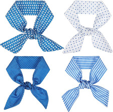 4er-Set schmale Tuchschals