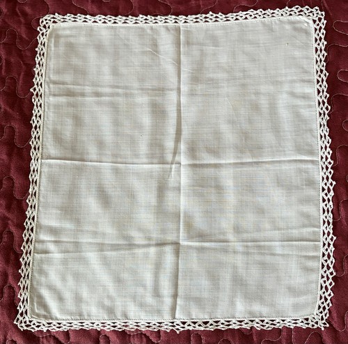 Taschentuch mit weiße - taschentuch, spitze